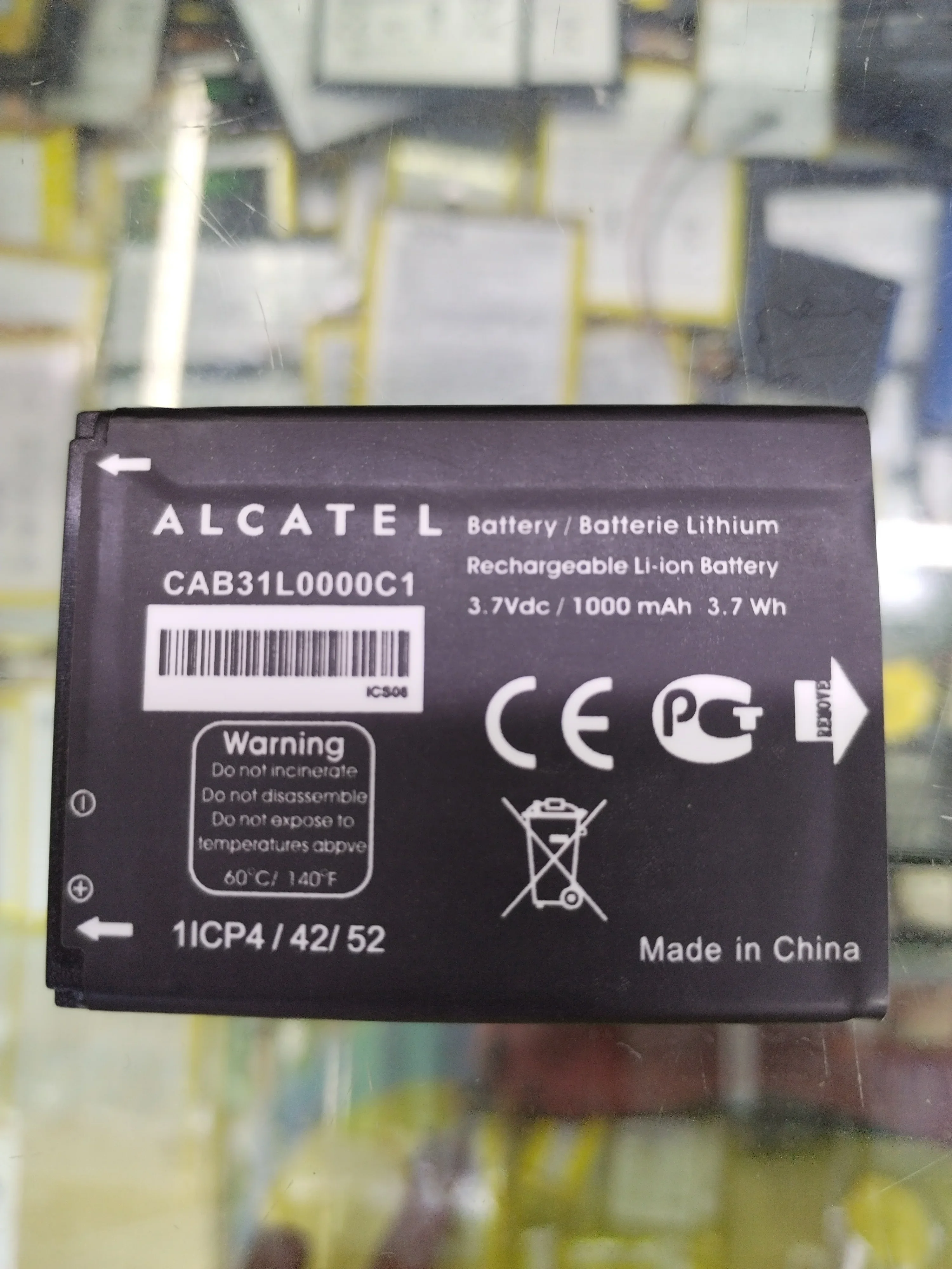 100% Новый Сменный аккумулятор CAB31L0000C1 CAB31L0000C2 для Alcatel A383G VF555 OT-3040 TCL I808 T66
100% Новый Сменный аккумулятор CAB31L0000C1 CAB31L0000C2 для Alcatel A383G VF555 OT-3040 TCL I808 T66