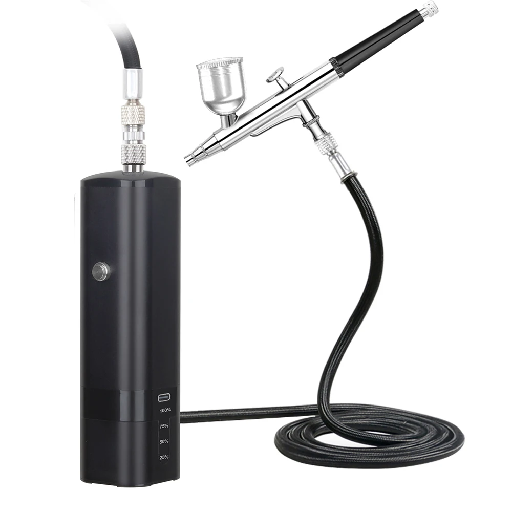 Hot Sell Cordless Airbrush Compressor Kit Very Convenient Wireless Makeup Nail Beauty Cake Double Action Spray Air Brush Pen
Hot Sell Cordless Airbrush Compressor Kit Very Convenient Wireless Makeup Nail Beauty Cake Double Action Spray Air Brush Pen
