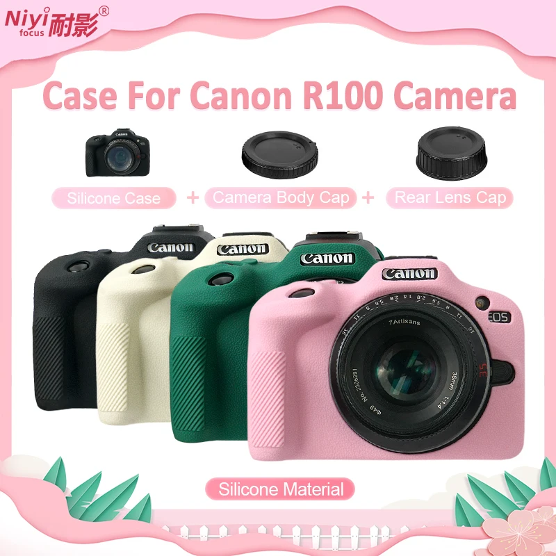 Высококачественный силиконовый чехол для Canon R50 Canon R100 защитные аксессуары для корпуса камеры Canon R50 R100
Высококачественный силиконовый чехол для Canon R50 Canon R100 защитные аксессуары для корпуса камеры Canon R50 R100