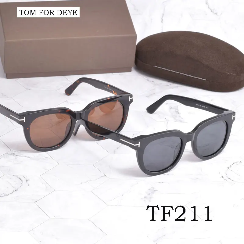 Tom Brand Sunglasses Classic Acetate Big Size Polarized TF211 Men Women Fashion UV 400 Sun Glasse
Tom Brand Sunglasses Classic Acetate Big Size Polarized TF211 Men Women Fashion UV 400 Sun Glasse