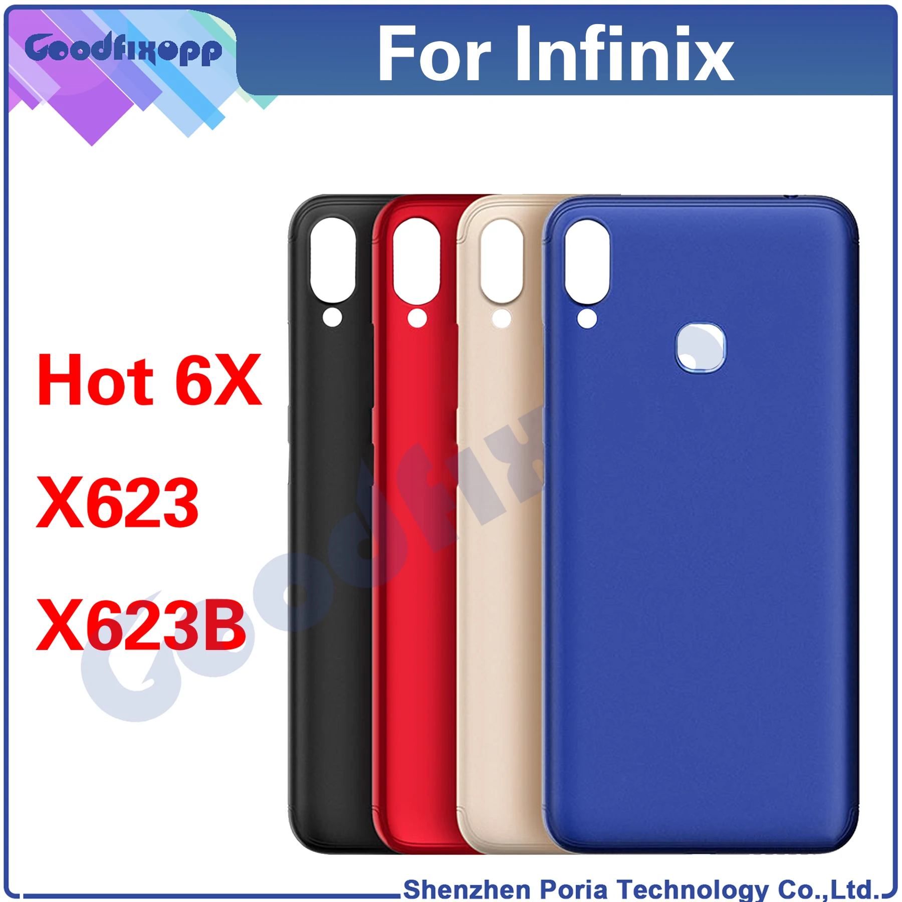 10 шт. для Infinix Hot 6X X623 X623B Hot6x задняя зеркальная задняя крышка аккумулятора
10 шт. для Infinix Hot 6X X623 X623B Hot6x задняя зеркальная задняя крышка аккумулятора