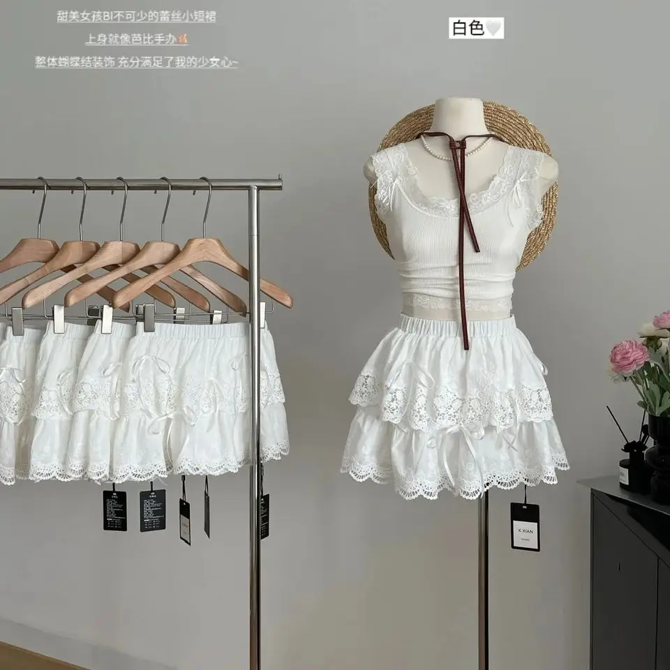 Women's Off White A-Line Bow Skirts Y2k Harajuku Korean Mini Skirts Vintage Streetwear Aesthetic Skirt 2000s Clothes Summer 2024
Women's Off White A-Line Bow Skirts Y2k Harajuku Korean Mini Skirts Vintage Streetwear Aesthetic Skirt 2000s Clothes Summer 2024