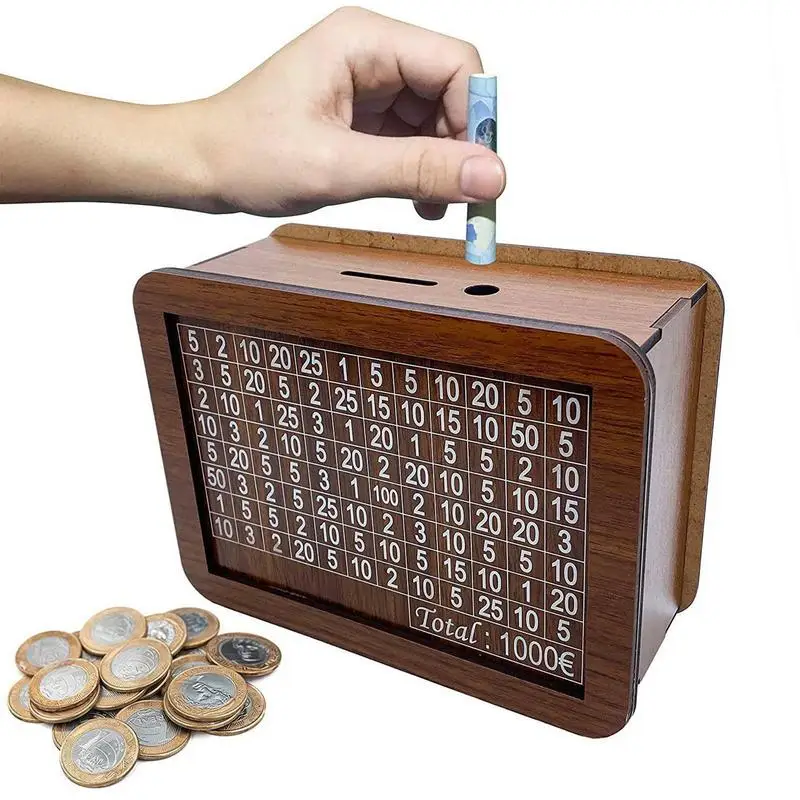 Wooden Money Bank Natural Wooden Money Storage Box Children's Reusable Money Bank Gifts For Boys Girls And Adults On Birthday
Wooden Money Bank Natural Wooden Money Storage Box Children's Reusable Money Bank Gifts For Boys Girls And Adults On Birthday