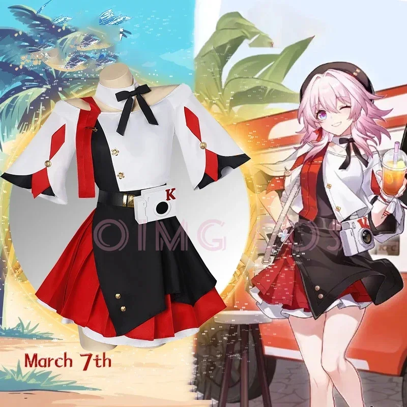 March 7th KFC Co branding Cosplay Costume Honkai Star Rail Carnival Uniform Wig Anime Halloween Costumes Men Game
March 7th KFC Co branding Cosplay Costume Honkai Star Rail Carnival Uniform Wig Anime Halloween Costumes Men Game