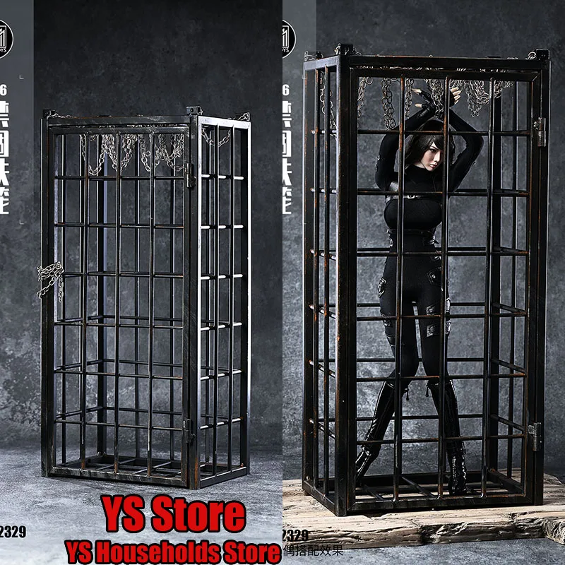 In Stock MMMTOYS M2329 1/6 Soldier Scene Accessory 35cm Imprison Iron Cage Model Toys For 12" Action Figure Cosplay Decoration
In Stock MMMTOYS M2329 1/6 Soldier Scene Accessory 35cm Imprison Iron Cage Model Toys For 12" Action Figure Cosplay Decoration