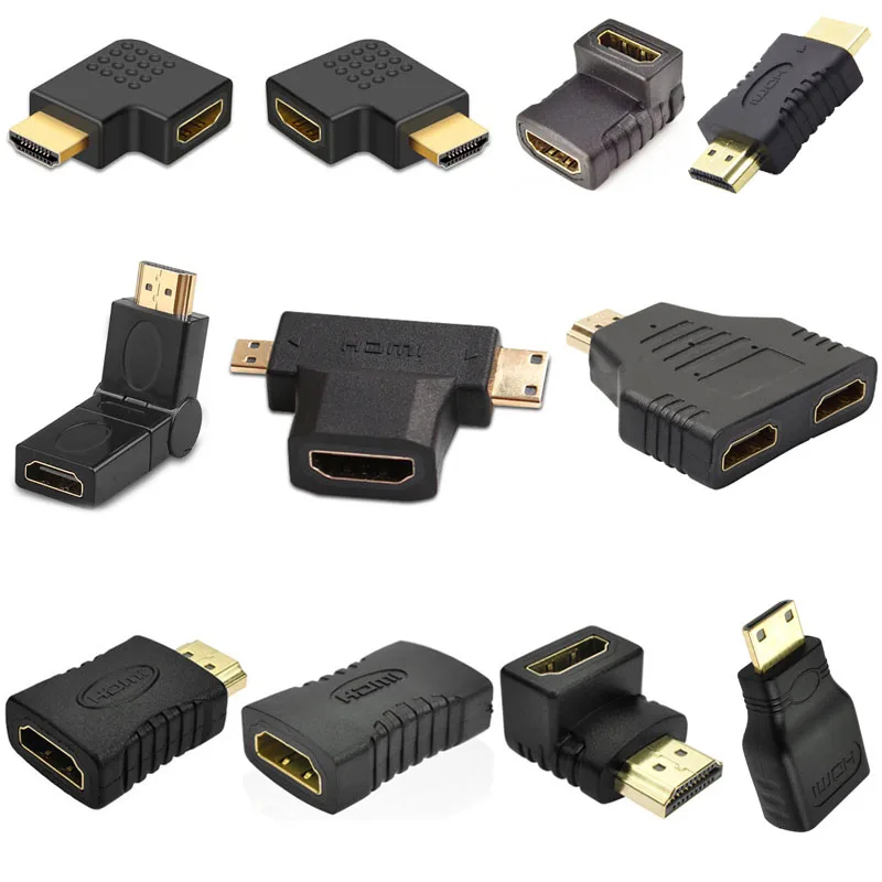 Mini / Micro to HDMI Extension Connector Adapter HDMI-Compatible Cable 90 Corner Angle Left Right Up Down Male Female Extender
Mini / Micro to HDMI Extension Connector Adapter HDMI-Compatible Cable 90 Corner Angle Left Right Up Down Male Female Extender