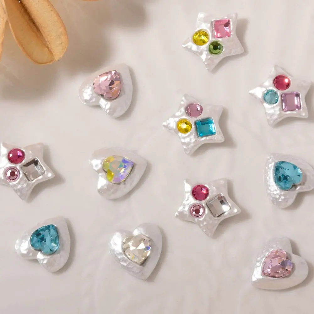Fashion Love Heart Five-pointed Star 3D Nail Jewelry Manicure Accessories Heart Nail Art Rhinestones Star Nail Art Decorations
Fashion Love Heart Five-pointed Star 3D Nail Jewelry Manicure Accessories Heart Nail Art Rhinestones Star Nail Art Decorations