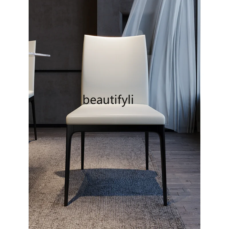 Italian Minimalist Solid Wood Dining Chair Home Modern Minimalist Nordic Leather Art Chair Backrest Designer chairs dining room
Italian Minimalist Solid Wood Dining Chair Home Modern Minimalist Nordic Leather Art Chair Backrest Designer chairs dining room