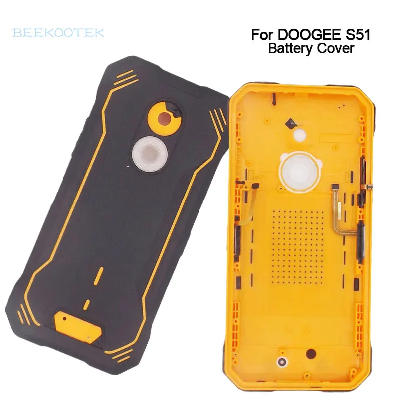 

Новинка, Оригинальный чехол для батареи DOOGEE S51, задняя крышка со сканером отпечатков пальцев, боковые аксессуары FPC для смартфона DOOGEE S51