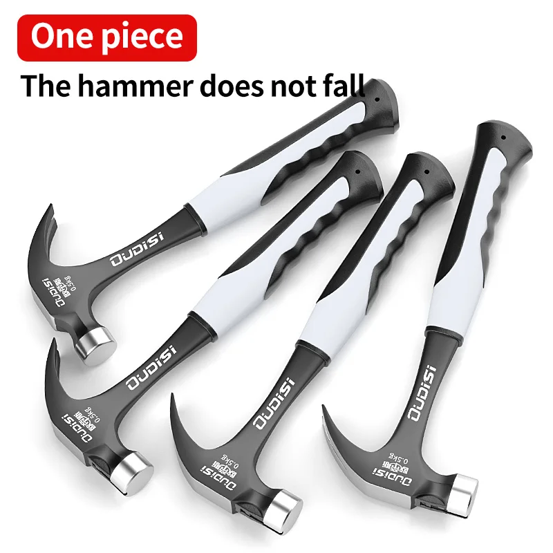 Multifunction Non-slip Shockproof Steel Hammer Hand Tool Magnetic Claw Hammer for Woodworking Automatic Nail Suction Hammer
Multifunction Non-slip Shockproof Steel Hammer Hand Tool Magnetic Claw Hammer for Woodworking Automatic Nail Suction Hammer