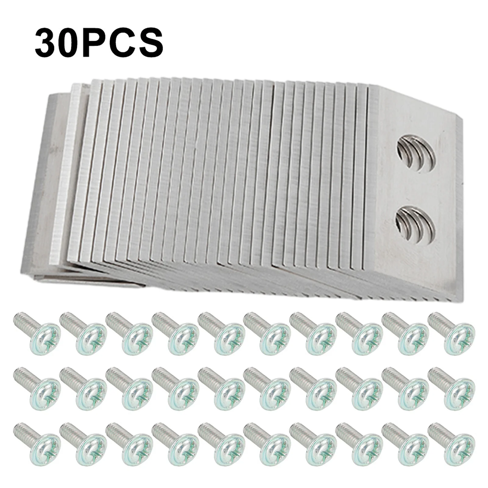 30PCS Lawn Cutter Blade Stainless Steel Automatic Moving Machine Blade For Worx Landroid Automatic Moving Machine Essential
30PCS Lawn Cutter Blade Stainless Steel Automatic Moving Machine Blade For Worx Landroid Automatic Moving Machine Essential