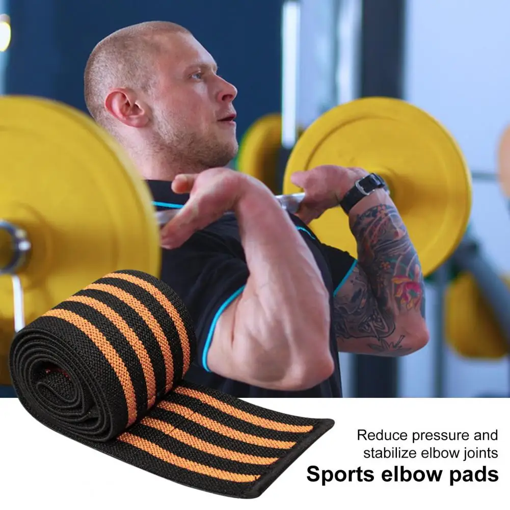 

Elastic Fabric Elbow Supporter Elastic Compression Elbow Pad for Sports Training Weightlifting Breathable Support for Joint