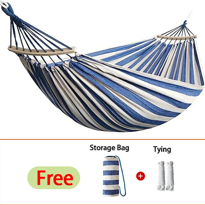 

ROLLOVER PREVENTION Hammock Outdoor Swing Thickened Camping Home Two People Single Person Anti Rollover Hammock