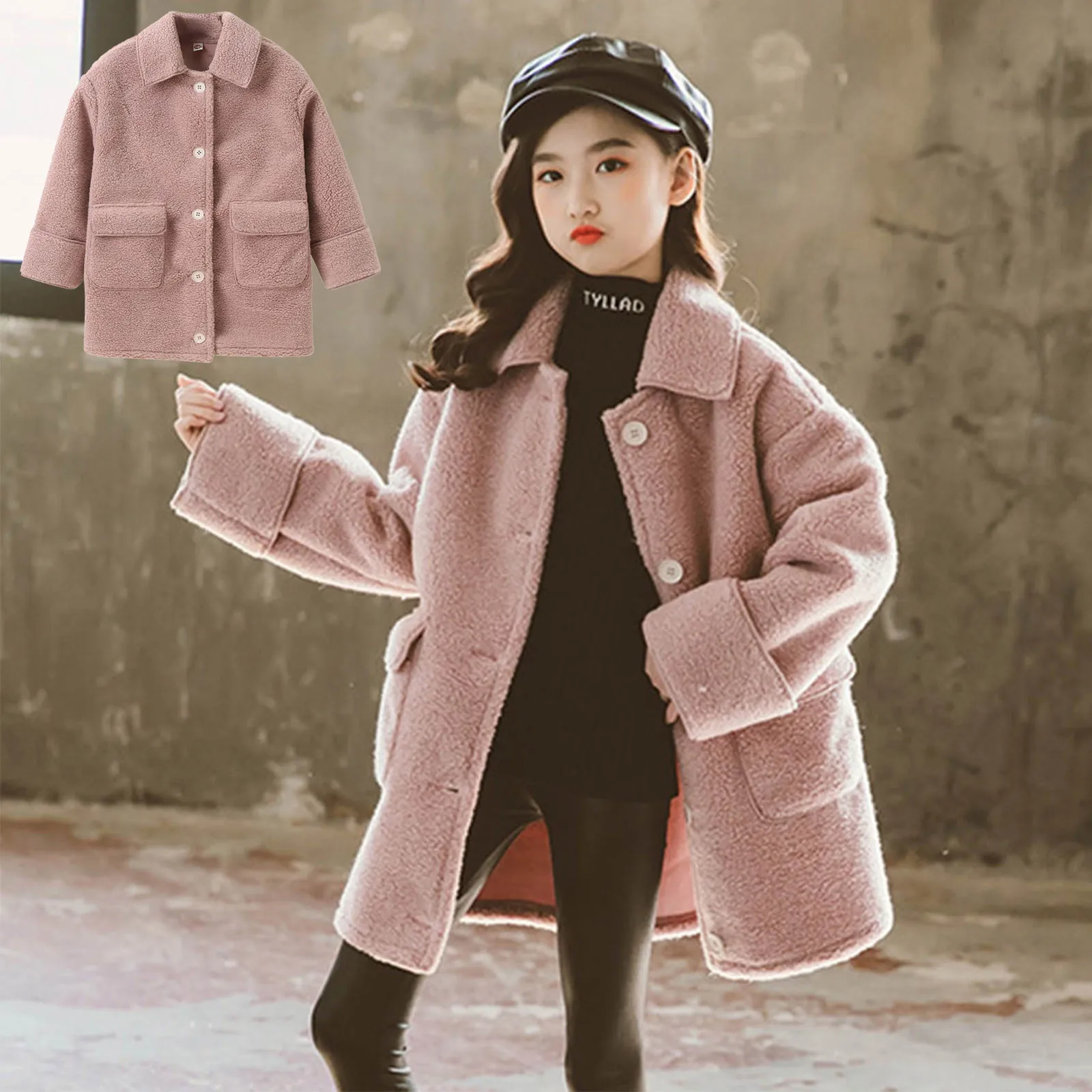 5t Girl Winter Coat Toddler Baby Girls Soild Long Coat Tollder Kids Winter Thicked Fleece Jacket Warm Girls Winter Coat Youth
5t Girl Winter Coat Toddler Baby Girls Soild Long Coat Tollder Kids Winter Thicked Fleece Jacket Warm Girls Winter Coat Youth