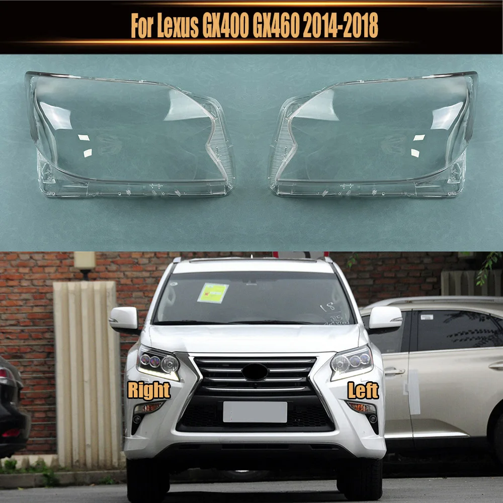 

For Lexus GX400 GX460 2014 2015 2016 2017 2018 Lamp Cover Headlamp Shell Transparent Lampshade Headlight Shade Lens Plexiglass