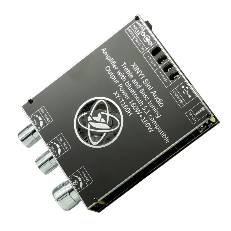 160Wx2 TDA7498E Bluetooth-совместимый 5,1 стерео ВЧ бас аудио усилитель мощности доска двухканальный радиатор T160H
160Wx2 TDA7498E Bluetooth-совместимый 5,1 стерео ВЧ бас аудио усилитель мощности доска двухканальный радиатор T160H