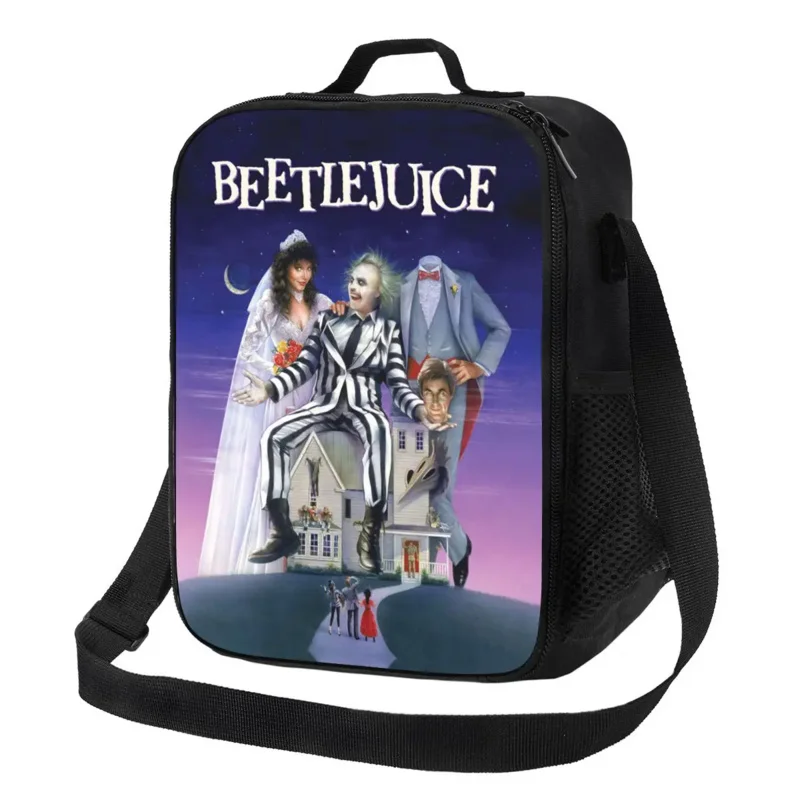 Tim Burton Beetlejuice Horror Film Thermal Insulated Lunch Bags Women Resuable Lunch Tote Camping Travel Storage Bento Food Box
Tim Burton Beetlejuice Horror Film Thermal Insulated Lunch Bags Women Resuable Lunch Tote Camping Travel Storage Bento Food Box