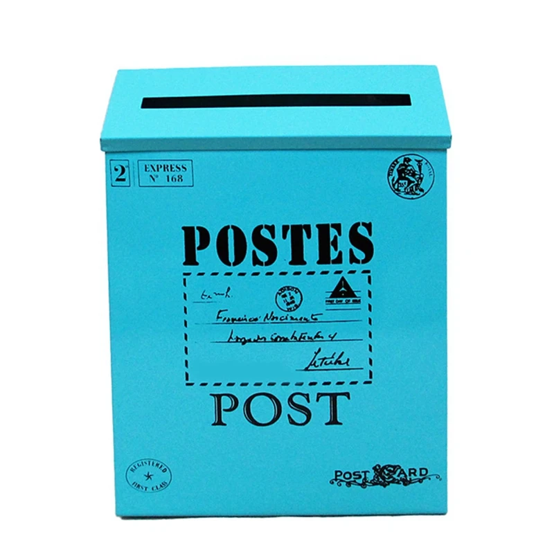 Mailbox Vintage Wall Mount Mailbox Post Letter Box For Outside Antique Metal Mailbox Rust Resistant Mail Holder
Mailbox Vintage Wall Mount Mailbox Post Letter Box For Outside Antique Metal Mailbox Rust Resistant Mail Holder