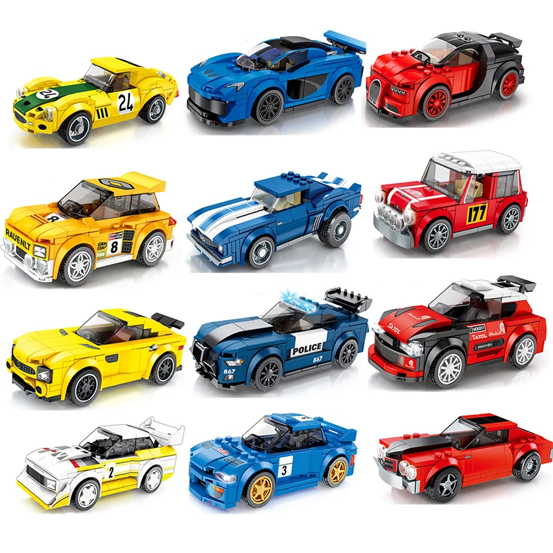 67 models City Racing Car Speed Champions Sports Building Blocks Bricks Classic Rally Super Racers F1 Great Vehicles kits toys
67 models City Racing Car Speed Champions Sports Building Blocks Bricks Classic Rally Super Racers F1 Great Vehicles kits toys