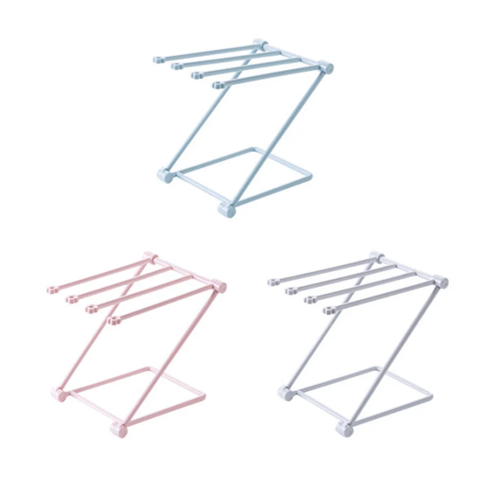 3pcs Foldable Towel Hanging Rack Vertical Dish Cloth Stand Organizer for Kitchen Bathroom Home (Mixed Colors)
3pcs Foldable Towel Hanging Rack Vertical Dish Cloth Stand Organizer for Kitchen Bathroom Home (Mixed Colors)