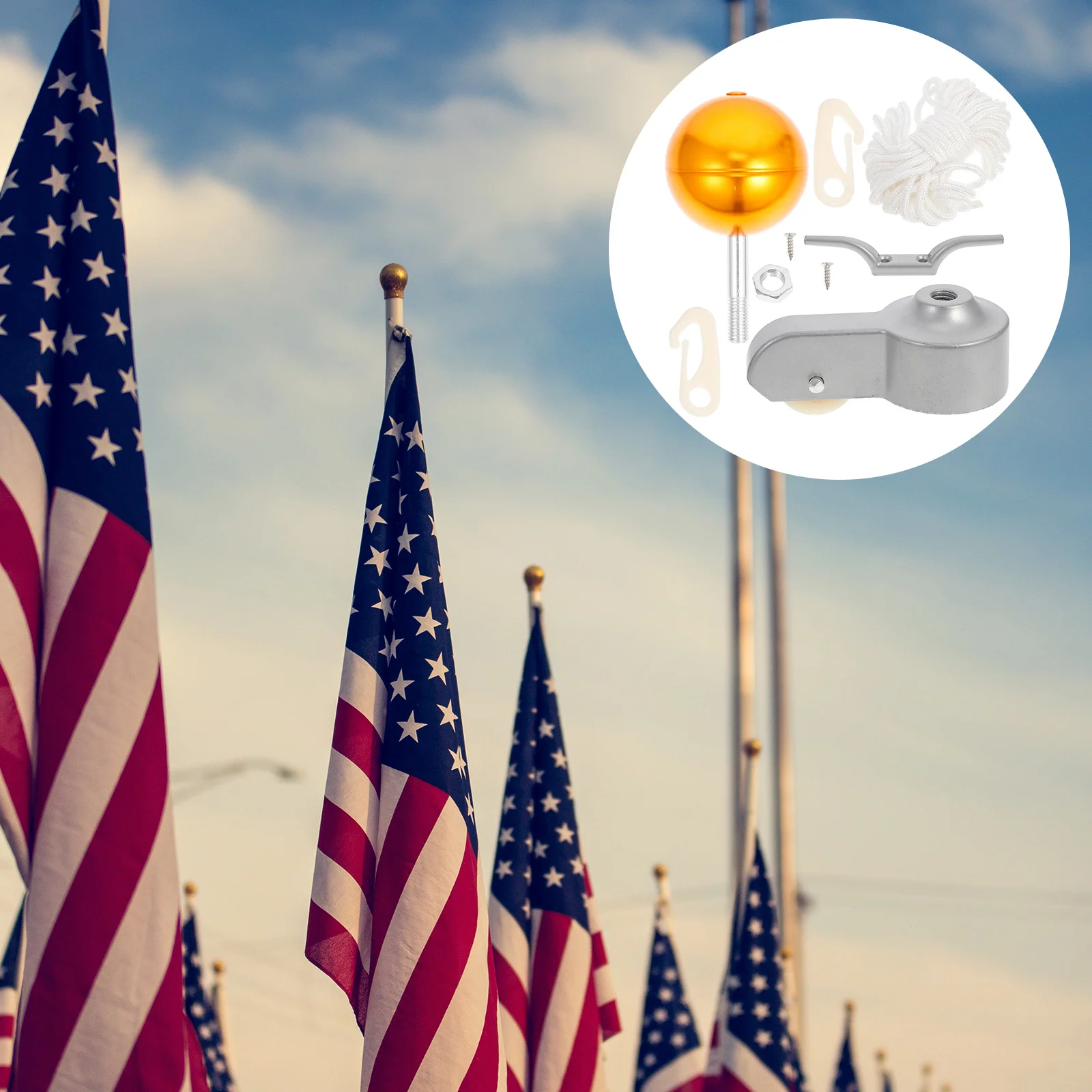 1 Set Flag Holder Durable Rope Pulley For Flag Pole Pole Accessoriespole Pole Parts Outdoor Rope Pulley For Flag Pole Pole
1 Set Flag Holder Durable Rope Pulley For Flag Pole Pole Accessoriespole Pole Parts Outdoor Rope Pulley For Flag Pole Pole