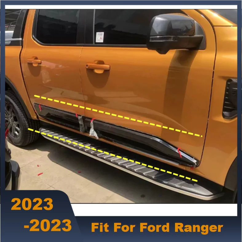 Good Quality Car Side ABS Door Molding Body Strip Streamer Protector Cover Kit Trim Fit For Ford Ranger 2023
Good Quality Car Side ABS Door Molding Body Strip Streamer Protector Cover Kit Trim Fit For Ford Ranger 2023