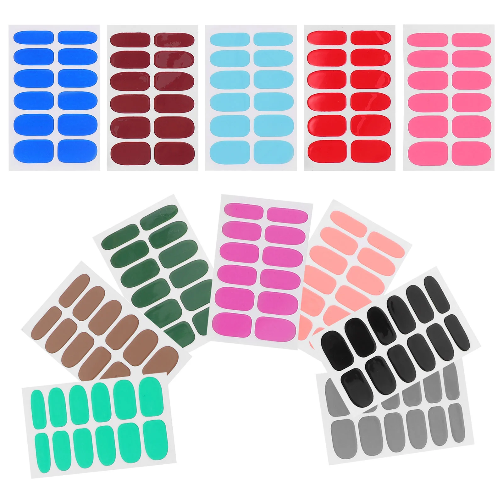 12 Sheets Nail Decals Strips Women Nail DIY Decoration Nail Wraps for Women (Included Nail File)
12 Sheets Nail Decals Strips Women Nail DIY Decoration Nail Wraps for Women (Included Nail File)