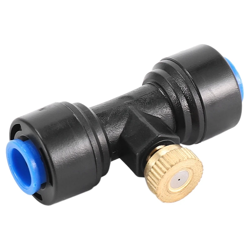 15 Pieces Brass Misting Nozzles 1/4 Inch Slip Lock Mister Nozzles Thread Misting Nozzle Tees With 2 Pieces Plugs
15 Pieces Brass Misting Nozzles 1/4 Inch Slip Lock Mister Nozzles Thread Misting Nozzle Tees With 2 Pieces Plugs