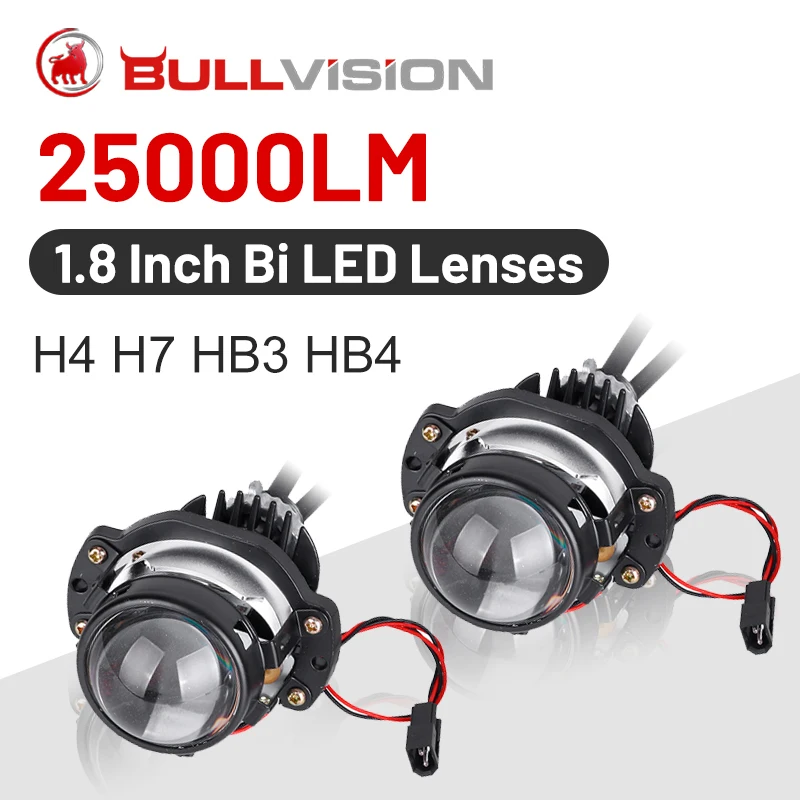 Bi LED Projector Lenses 25000LM 1.8 Inch Mini Lens LED Headlight H4 H7 9005 HB3 9006 HB4 Retrofit Car Accessories Spotlight 12V
Bi LED Projector Lenses 25000LM 1.8 Inch Mini Lens LED Headlight H4 H7 9005 HB3 9006 HB4 Retrofit Car Accessories Spotlight 12V