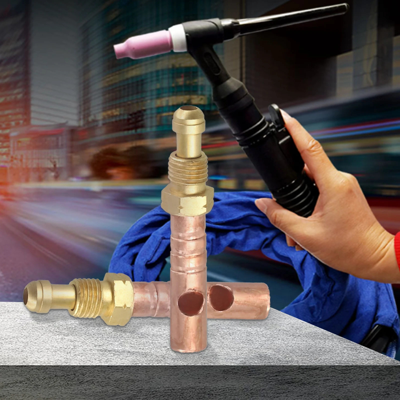 2pcs TIG Welding Torch Connector Adapter For WP18 TIG Welding Torch 3/8-24UNF Thread Torch For Welding Tools Accessories
2pcs TIG Welding Torch Connector Adapter For WP18 TIG Welding Torch 3/8-24UNF Thread Torch For Welding Tools Accessories