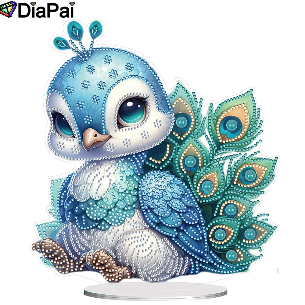 DIAPAI 5D DIY Diamond Painting Special Shape Drill Desk Ornament Animal Peacock Embroidery Rhinestone Home Tabletop Decor Gift
DIAPAI 5D DIY Diamond Painting Special Shape Drill Desk Ornament Animal Peacock Embroidery Rhinestone Home Tabletop Decor Gift