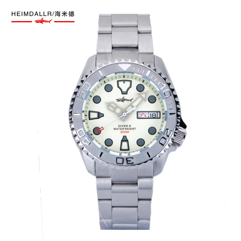 Механические часы HEIMDALLR NH36 с автоматическим механизмом Sharkey SKX007, Керамическая рамка, 200 м, для дайвинга, для всех ночных часов
Механические часы HEIMDALLR NH36 с автоматическим механизмом Sharkey SKX007, Керамическая рамка, 200 м, для дайвинга, для всех ночных часов