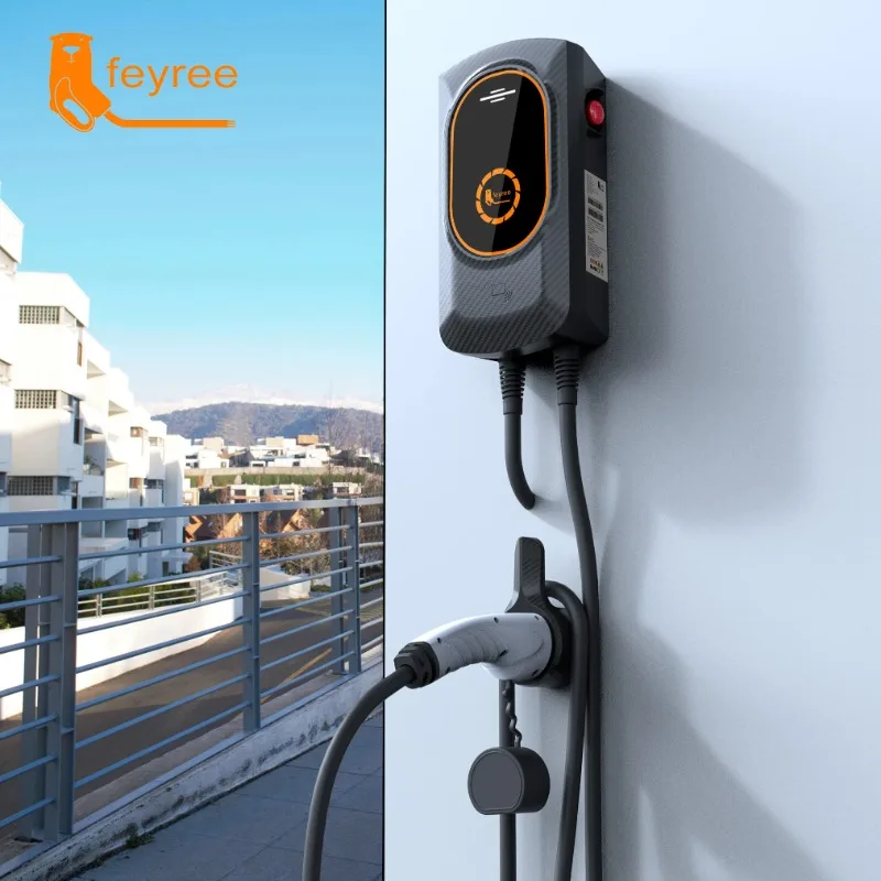 Feyree Auto Electronics Fast Electric Car Charger Ev Charger 22kw Wall-mounted Ev Charging Station with OCPP/DLB/RFID Ev Charger 
Feyree Auto Electronics Fast Electric Car Charger Ev Charger 22kw Wall-mounted Ev Charging Station with OCPP/DLB/RFID Ev Charger