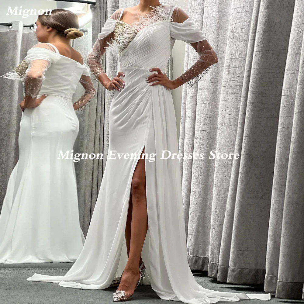 Mignon Chiffon Mermaid Sweetheart Feathers Populer Prom Gown Floor-length Formal Elegant Evening Party Dress for Women 2023
Mignon Chiffon Mermaid Sweetheart Feathers Populer Prom Gown Floor-length Formal Elegant Evening Party Dress for Women 2023