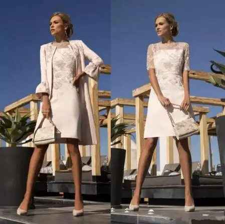 Mother Of The Bride Dresses Suits With Long Jacket Bell Sleeves Short Women Formal Wedding Party Guest Dress 2 Pieces Kurti
Mother Of The Bride Dresses Suits With Long Jacket Bell Sleeves Short Women Formal Wedding Party Guest Dress 2 Pieces Kurti