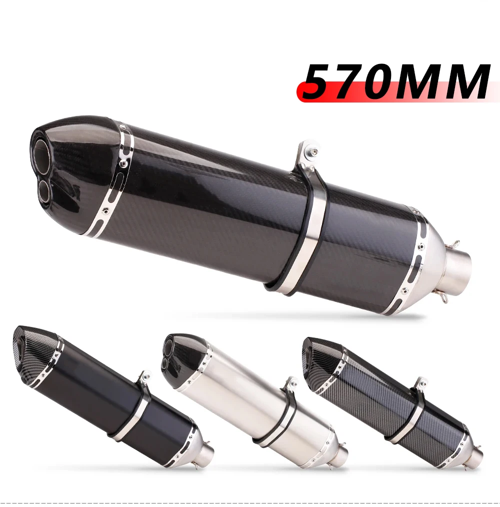 For Yamaha Honda Kawasaki Ducati Slip-on Carbon Fiber Motorcycle Exhaust Pipe With DB Killer Muffler Moto Bike Pot Escape
For Yamaha Honda Kawasaki Ducati Slip-on Carbon Fiber Motorcycle Exhaust Pipe With DB Killer Muffler Moto Bike Pot Escape