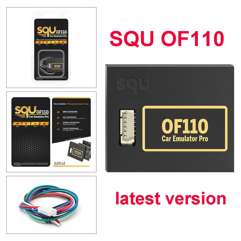 SQU OF110 PK OF96 Car IMMO Emulator ECU Tuning Programmer Tool Signal Reset Program Diagnostic For VAG Seat Occupancy Sensor
SQU OF110 PK OF96 Car IMMO Emulator ECU Tuning Programmer Tool Signal Reset Program Diagnostic For VAG Seat Occupancy Sensor