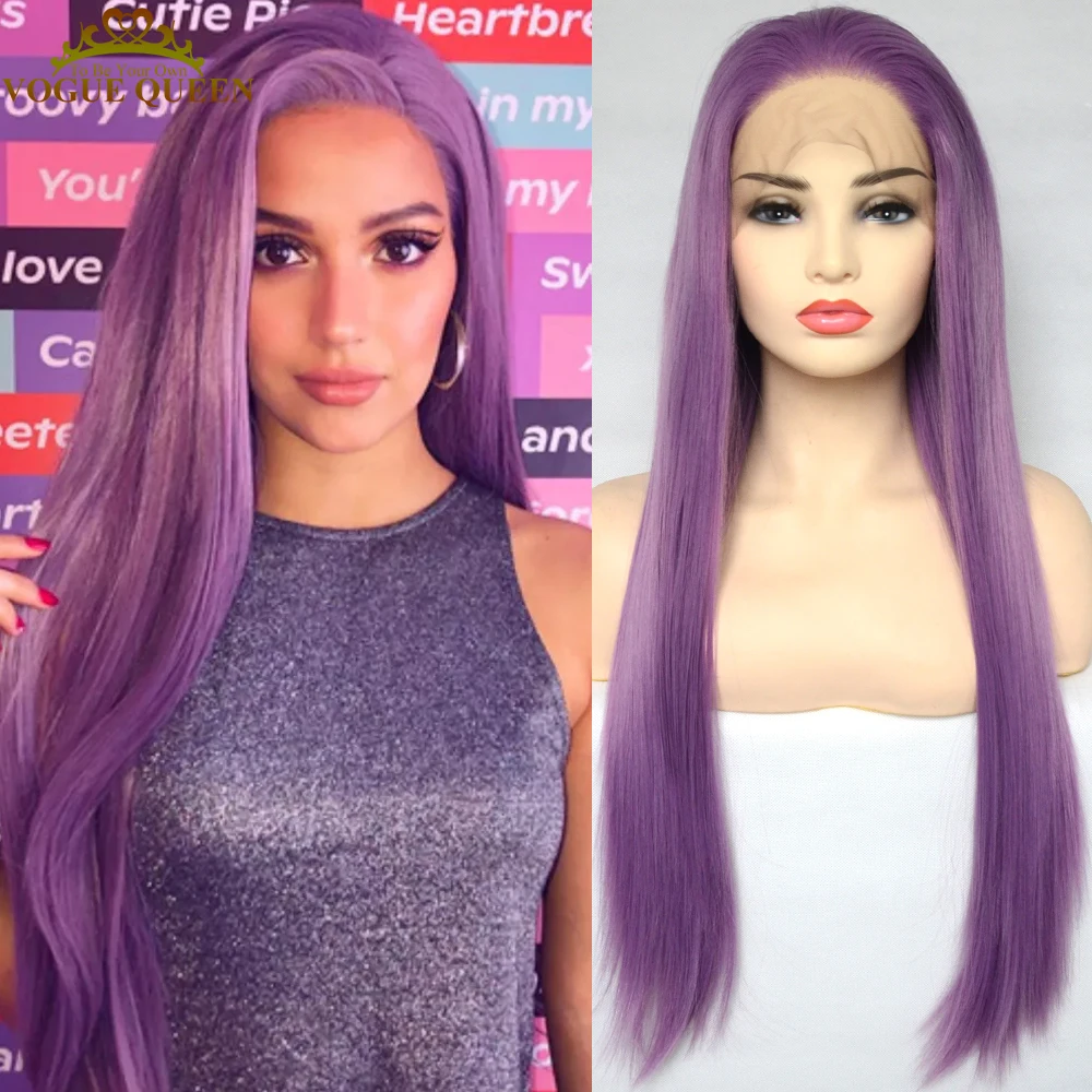 Vogue Queen Lilac Purple Synthetic Lace Front Wig High Temperature Fiber Cosplay For Women
Vogue Queen Lilac Purple Synthetic Lace Front Wig High Temperature Fiber Cosplay For Women