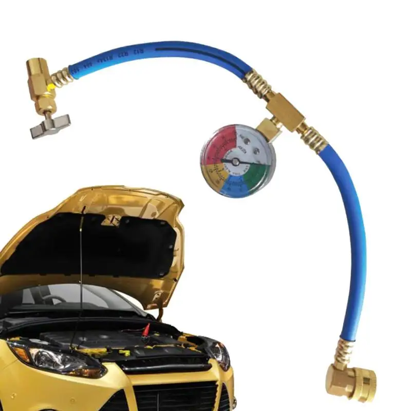 New R134a Car Air Conditioning Refrigerant Charging Hose Kit Recharge Measuring Hose Gauge Valve Refrigerant Pipe For Car
New R134a Car Air Conditioning Refrigerant Charging Hose Kit Recharge Measuring Hose Gauge Valve Refrigerant Pipe For Car
