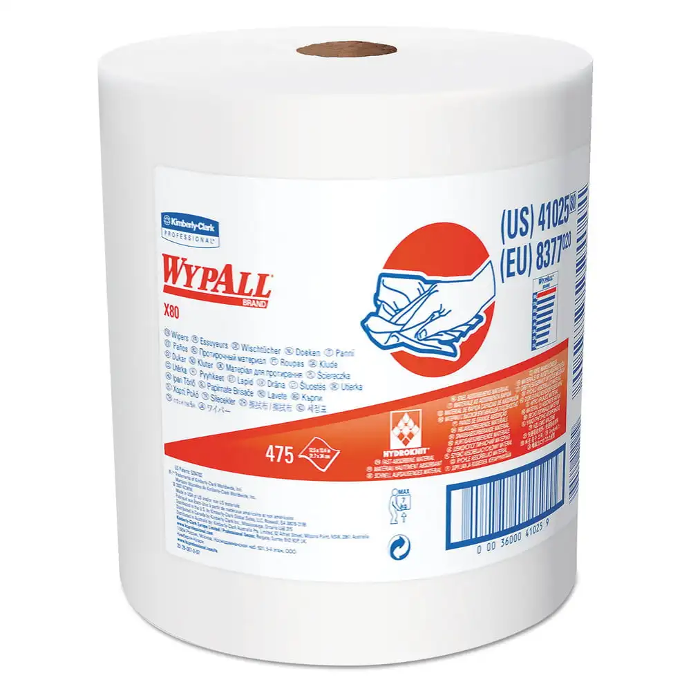 Reusable Wipes (41025), Extended Use Cloths Jumbo Roll, White, 475 Sheets Per Roll; 1 Roll Per Case
Reusable Wipes (41025), Extended Use Cloths Jumbo Roll, White, 475 Sheets Per Roll; 1 Roll Per Case