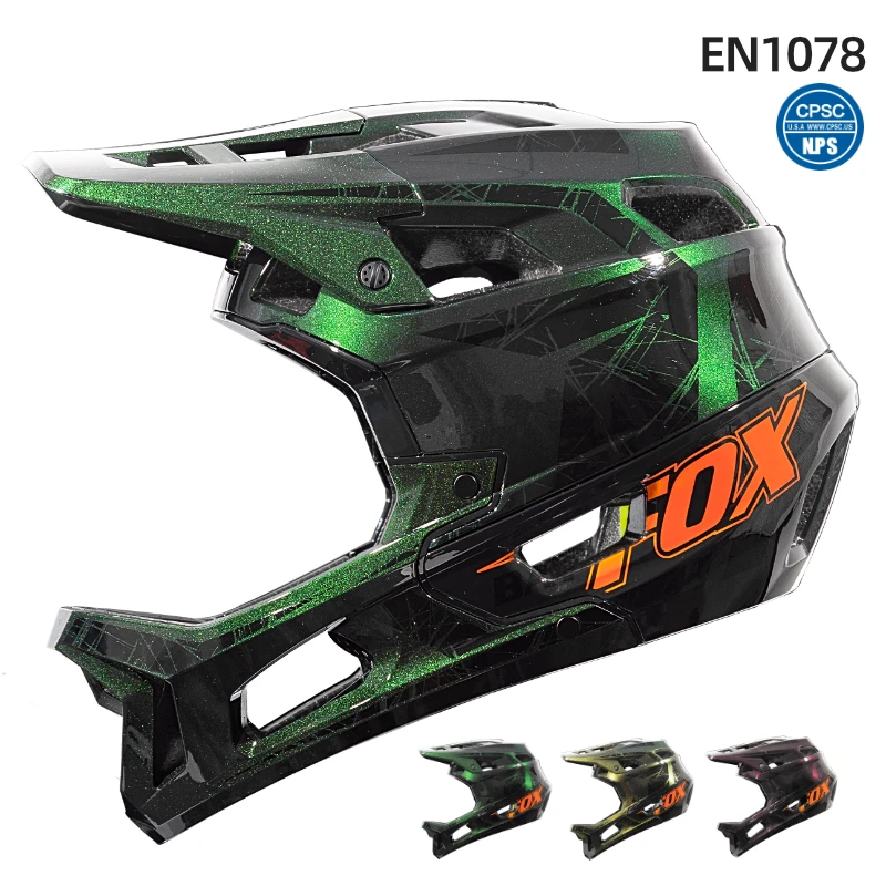 BATFOX New Adult MTB full face Bicycle Helmet Cycling DH OFF-ROAD Mountain Bike Full Face Helmet Downhill cycle Helmet capacete
BATFOX New Adult MTB full face Bicycle Helmet Cycling DH OFF-ROAD Mountain Bike Full Face Helmet Downhill cycle Helmet capacete