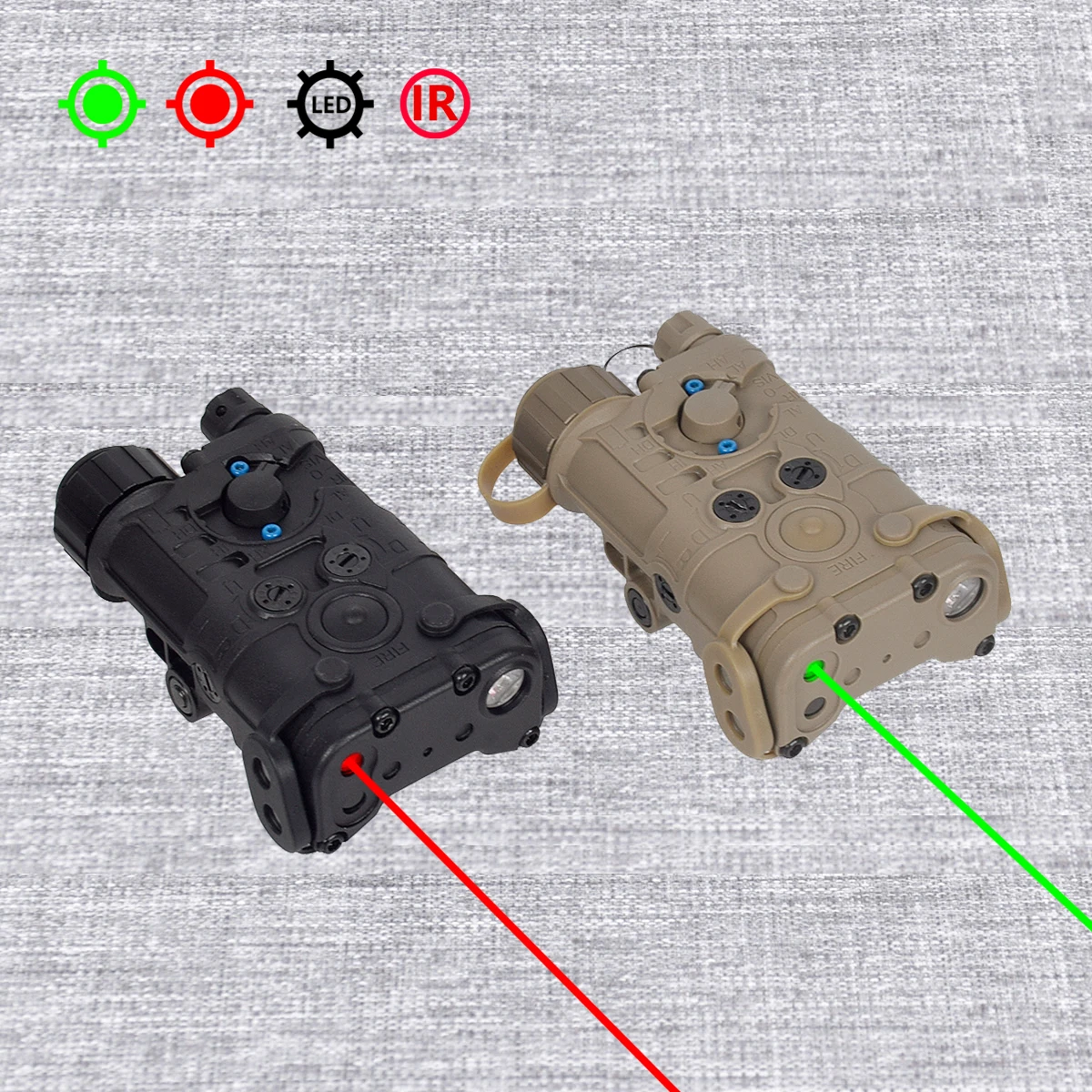 Tactical NGAL Red Green Dot IR Laser Pointer Sight Aiming LED Weapon Gun Flashlight Airsoft Rifle Outdoor Hunting Torch
Tactical NGAL Red Green Dot IR Laser Pointer Sight Aiming LED Weapon Gun Flashlight Airsoft Rifle Outdoor Hunting Torch