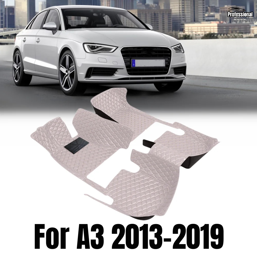 Customized Car Floor Mat For Audi A3 2013-2019 LHD RHD Leather Non-slip Waterproof Carpet Auto Interior Accessories
Customized Car Floor Mat For Audi A3 2013-2019 LHD RHD Leather Non-slip Waterproof Carpet Auto Interior Accessories