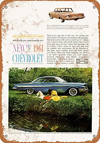 Metal Sign - 1961 Chevy Biscayne - Vintage Look Wall Decor for Cafe Bar Pub Home Beer Decoration Crafts
Metal Sign - 1961 Chevy Biscayne - Vintage Look Wall Decor for Cafe Bar Pub Home Beer Decoration Crafts