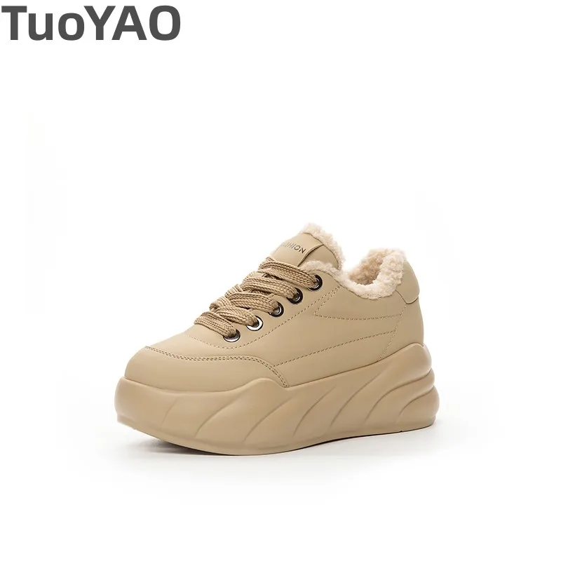 6cm New Genuine Leather Women Platform Wedge Platform Wedge Sneakers Casual Winter Shoes Plush Fur Women Ankle Fashion Boots
6cm New Genuine Leather Women Platform Wedge Platform Wedge Sneakers Casual Winter Shoes Plush Fur Women Ankle Fashion Boots