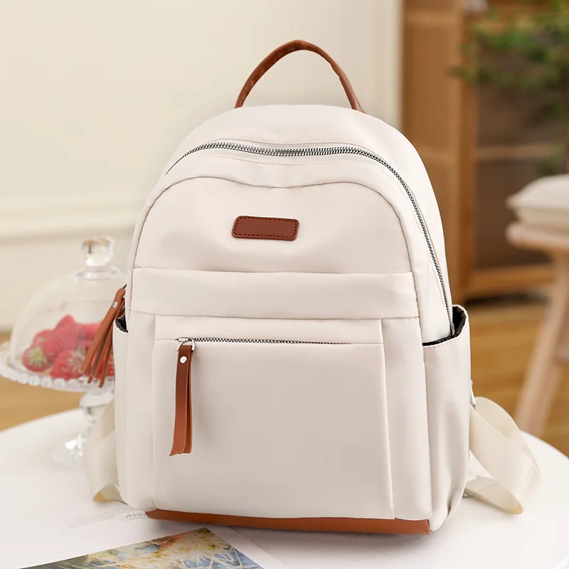 Backpack Women's Nylon New Fashion Simple Casual Bag Lightweight School Bag Travel College Student Small Backpack
Backpack Women's Nylon New Fashion Simple Casual Bag Lightweight School Bag Travel College Student Small Backpack