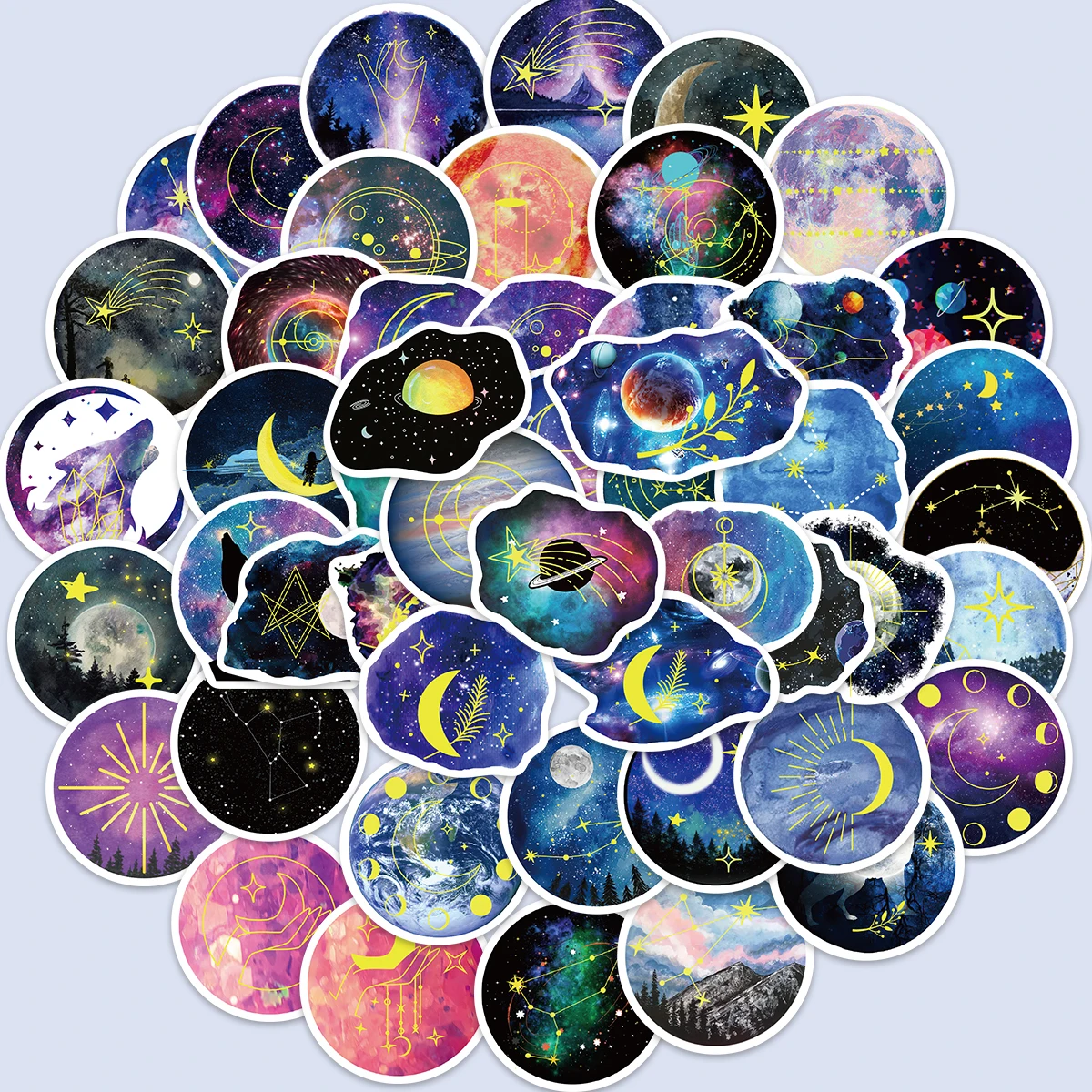10/50pcs Moonlight Planet Galaxy Stickers Cool Skateboard Laptop Book Gift Phone Car Pack Waterproof Sticker Pack Graffiti
10/50pcs Moonlight Planet Galaxy Stickers Cool Skateboard Laptop Book Gift Phone Car Pack Waterproof Sticker Pack Graffiti