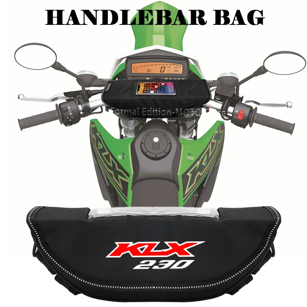For Kawasaki KLX 230 KLX 140 KLX 300 2023 Motorcycle Waterproof and Dustproof Handlebar Storage Bag
For Kawasaki KLX 230 KLX 140 KLX 300 2023 Motorcycle Waterproof and Dustproof Handlebar Storage Bag