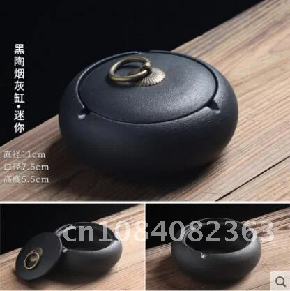 Ceramic Black Ashtray Large Creative Personality European Style Fashion Windproof Living Room Home Office
Ceramic Black Ashtray Large Creative Personality European Style Fashion Windproof Living Room Home Office