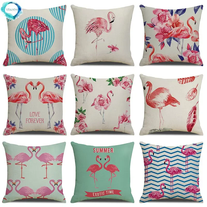 45*45cm Flamingo Pattern Linen Throw Waist Cushion Cover Home Decoration Sofa Bed Decor Decorative Pillowcas Accessory Supplies
45*45cm Flamingo Pattern Linen Throw Waist Cushion Cover Home Decoration Sofa Bed Decor Decorative Pillowcas Accessory Supplies